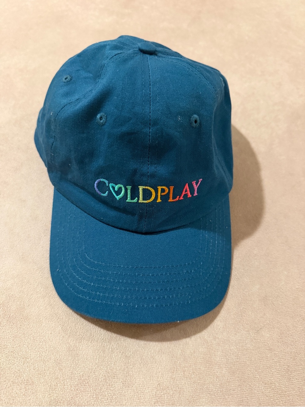 Coldplay Embroidered Logo 🧢 Baseball Hat